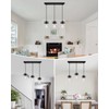foucasal Kitchen Pendant Lighting Over Island Pendant Lights with Seeded