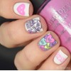 Valentine's Day Occasion Nail Stamping Plate (Opposites Attract (M045))