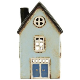 IB Laursen House f/tea light Nyhavn double door black roof W: 8 H: 19 L: 11