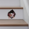 Axolotl Decal - Wall Hole Sticker with 3D Effect