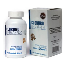 F&A Cloruro De Magnesio con 60 Capsulas 600 mg