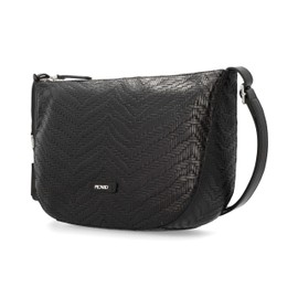 Picard Sunshine Women's Shoulder Bag Made of Real Leather Medium with Zip Shoulder Bag Everyday Going Out, black