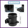 FUELHOOD 0280218088 Car Mass Air Flow Sensor Meter MAF Sensor
