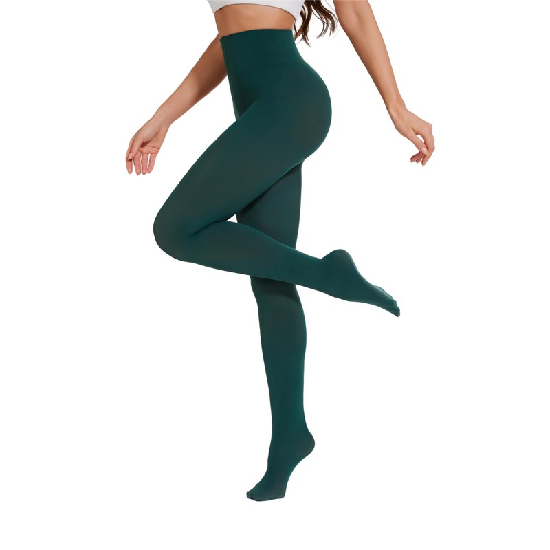 DUCMODA Women's High Waist 80 Denier Soft Elastic Semi-Opaque Solid