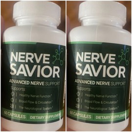 2 Pack Nerve Savior Pills Original Supplement Advanced Nerve Support (120 Cap)