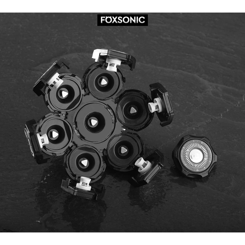 FOXSONIC 7 Blades Compatible with Wyklaus SHPAVVER shaver Head Shaver