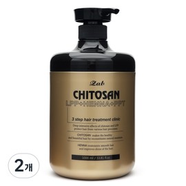 모나리자 자브 키토산 LPP 헤나 트리플 액션 트리트먼트 손상모 헤어팩, 1L, 2개 Mona Lisa Chitosan LPP Henna Triple Action Treatment Damaged Hair Pack, 1L, 2 pcs