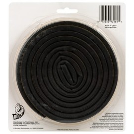 Duck® Brand # 287901 Auto & Marine Rubber Weatherseal - Black.31 in. x .38 in. x 17 ft.