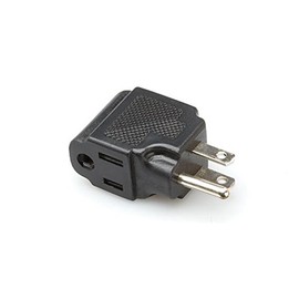 Hosa PWA-486 NEMA 5-15R to NEMA 5-15P Right Angle Power Adaptor