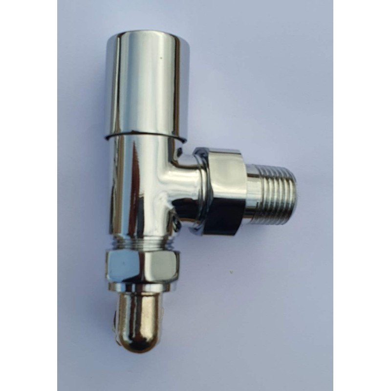 Greened House 15mm to 8mm 90 Degree Elbow Radiator Valve