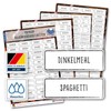 300+ Household Labels Stickers, Square, Black/White, Waterproof Stickers for Labelling