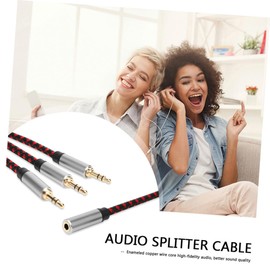 SHINEOFI Audio Connecting Cable Microphone Cable Way Audio Adapter Durable Flexible Design for Easy Routing Compatible