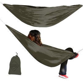 onewind Premium Gear Hängematte Underbelly Storage, leichte und tragbare Mini Hängematte Gear Sling für Camping, Backpacking, Angeln und Segeln, 160cm*140cm OD Green