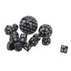 15Pcs Polyhedral Dice Set Acrylic D3 to D100 Table Gaming