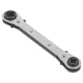 ULTECHNOVO Service Wrench, 3pcs Refrigeration Ratcheting Wrench Wratchet Tool with Bit Adapter for Air Conditioning, Refrigeration Equipment, Furnace