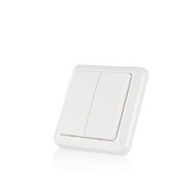 Trust Smart Home AWST-8802 Wireless Double Wall Switch for Wireless Control of Two or More Lights/Devices