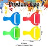 CYNOSURETECH 8 Pieces Sponge Roller Paint Brushes, Plastic Handle Paint