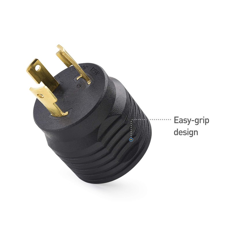 Cable Matters 2-Pack 3 Prong Twist Lock to 30 Amp