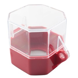 LQ Industrial Red Push Button Emergency Stop Switch Cover, Plastic, 55x55x77mm