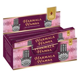 SOUL STICKS Hand-Rolled Incense Sticks Mystic Spirit Blends 180 Gram Box | 100% Natural Masala Incense Organic Home Fragrance Agarbatti (Harmala Hamsa)