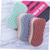 WOONEKY Body Wash Sponge Pads Pack Natural Bath Sponges Soft