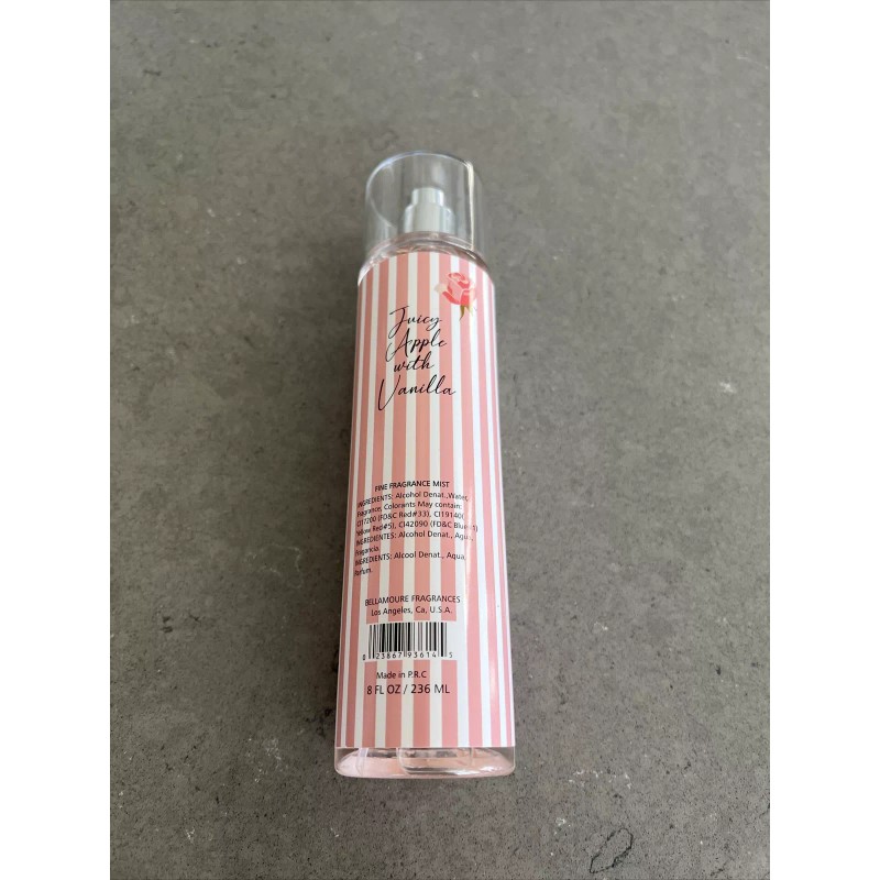 Bellamoure SO PASSIONATE Fine Fragrance Mist Juicy Apple W/ Vanilla