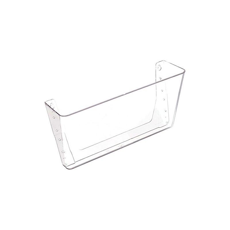 Deflecto Literature Wall Pocket Stackable A4 Landscape Crystal Ref DE73201