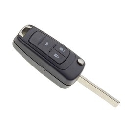 JONGO - Car Key Shell with Blade Compatible with Opel Astra (2010-16), Cascade (2013-16), Insignia (2009-16) | Plip Remote Control Remote Key Commercial Vehicle 3 Button Transponder Key