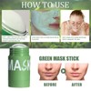 Green Tea Deep Cleanse Mask Stick,New Upgrade Green Mask Stick