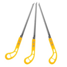 Outanaya 3pcs Mini Hand Saw Durable Wood Cutting Tools for Camping Gardening DIY Projects Comfortable Non Slip Handle Reinforced Blade Joint Lightweight Portable