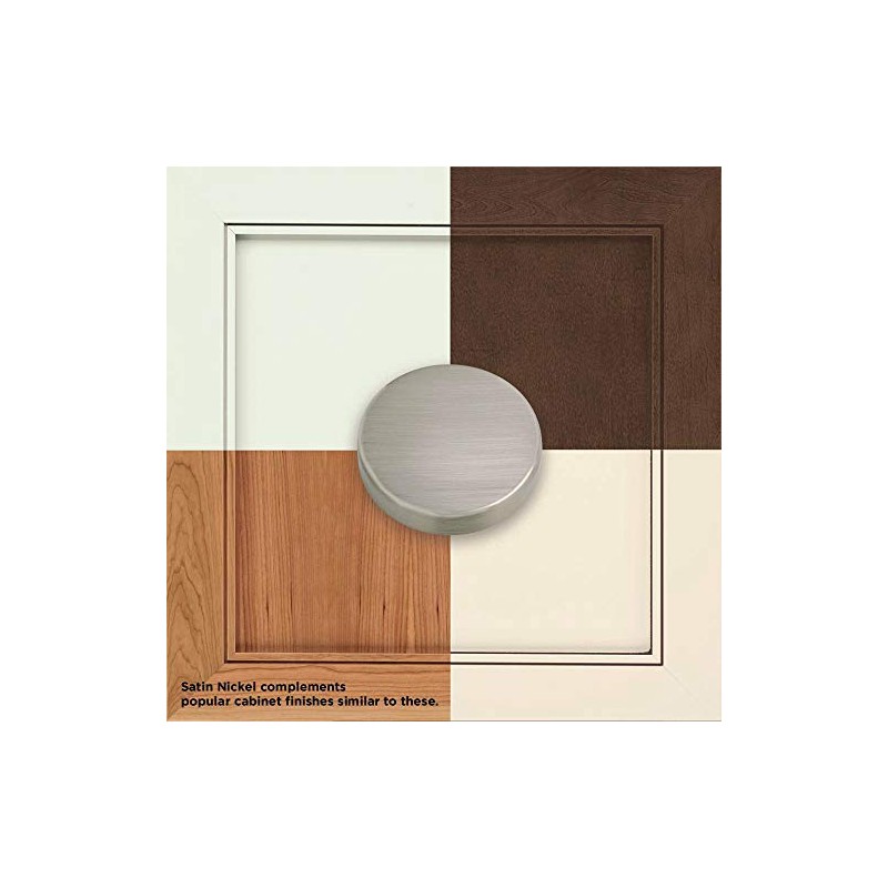 Liberty P20327-SN-C 32mm Square Kitchen Cabinet Hardware Knob with Square