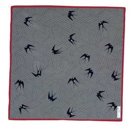 Yamamoto Hitoto Shoten Shofu Handkerchief Swallow Red [1516-A] Made in Japan Japanese Pattern Inbound Souvenir
