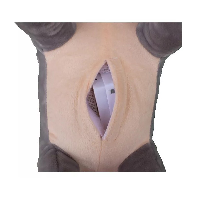 ADORE 14" Standing Gassy the Farting Hippo Stuffed Animal Plush