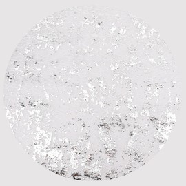 Silver Disposable Placemats, Set of 16, Metallic 13 Inch Silver Foil Placemats, Placemats for Dining Table, Wedding, Christmas, Birthday, Party (Silver)