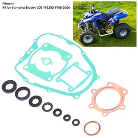Acouto Juego de Sellos de Aceite de Junta de Motor Para 200 YFS200 1988 a 2006 Kit Completo de Juntas de Motor con Reemplazo de Sellos de Aceite