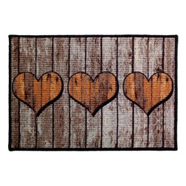 Mat-Master Doormat 50 x 70 cm Non-Slip Washable Doormat with Strong Moisture Dirt Trapping Function (Welcome Goodbye)