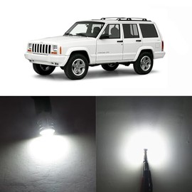 WLJH Extremely Bright White Dash Instrument Panel Gauge Dashboard Cluster Full Led Light Bulbs Kits For Jeep Cherokee XJ 1997-2001, Pack of 21