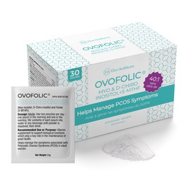Ovofolic Inositol Supplement - Myo-Inositol and D-Chiro Inositol Plus Active Folate- Ideal 40:1 Ratio - 30 sachets