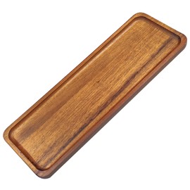Small Wooden Platters Rectangle Long Charcuterie Boards,Wooden Mini Charcuterie Boards Bulk,Wood Vanity Tray for Home Decor Cheese Board Kitchen Counter