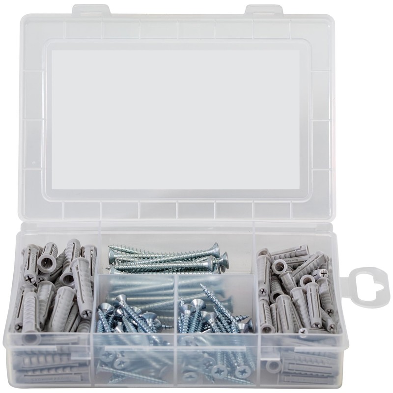 fischer Meister-Box SX Plus Dowels with Screws, Box with 160