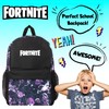 Fortnite School Backpack for Boys Black Large A4 Multicompartment Rucksack