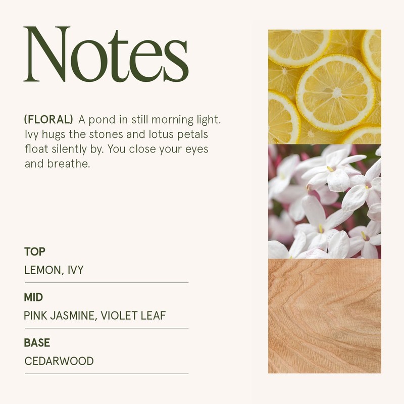 LA JOLIE MUSE Jasmin du Lotus Candle - Ivy, Jasmine,