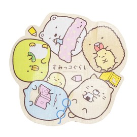 Asahikoyo Sumikko Gurashi SG-CM21 Picnic Seat Mat, For 1 to 2 People, Cushion Type, Die-Cut Type, Cream