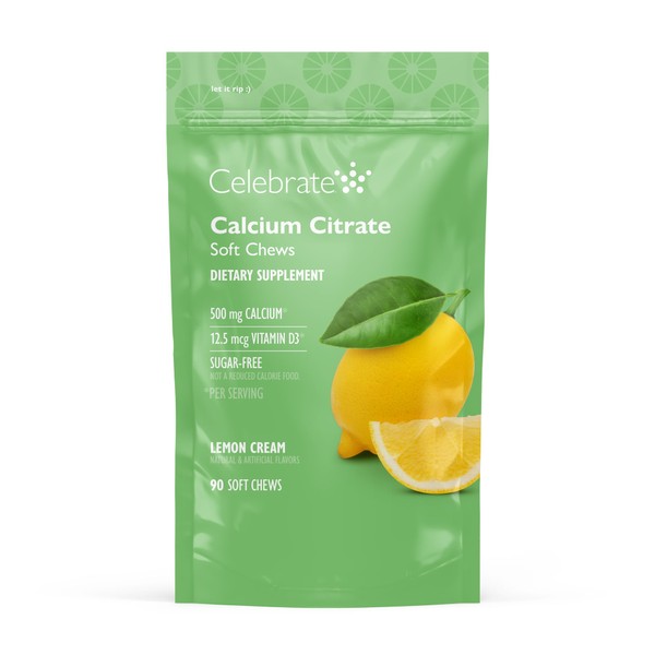 Celebrate Bariatric Supplements Celebrate Vitamins Bariatric 500mg Calcium Citrate Soft