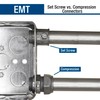 Sigma Engineered Solutions ProConnex 49130 EMT Conduit Hanger #2-1/2, Silver,