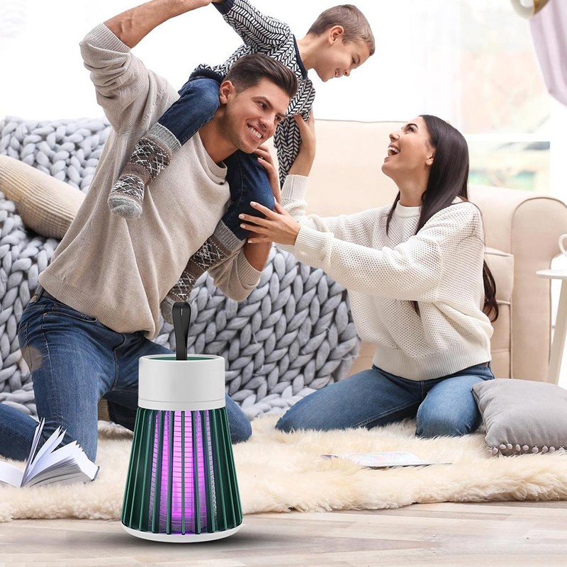 Electric Mosquito Killing Lamp USB Charging LED Light Trap Fly