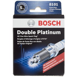 Bosch 8101 - Bujía de platino doble (3 veces más larga vida útil)