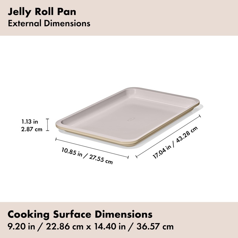 OXO Good Grips Non-Stick Pro Ceramic Coated Metal Bakeware 3-Piece