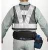 高儀 GISUKE Short Reflective Safety Vest Black X Silver