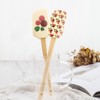 Jayomoli Silicone Kitchen Spatula Set, Wooden Handle Spatula Set for